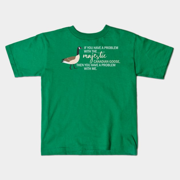 Majestic barrel-chested envy of all Ornithologys Kids T-Shirt by jkwatson5